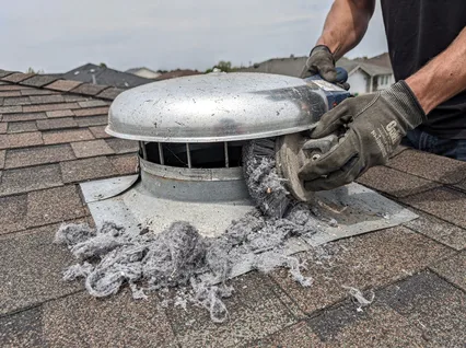 Cleaning Dryer Vent On Roof in Norfolk