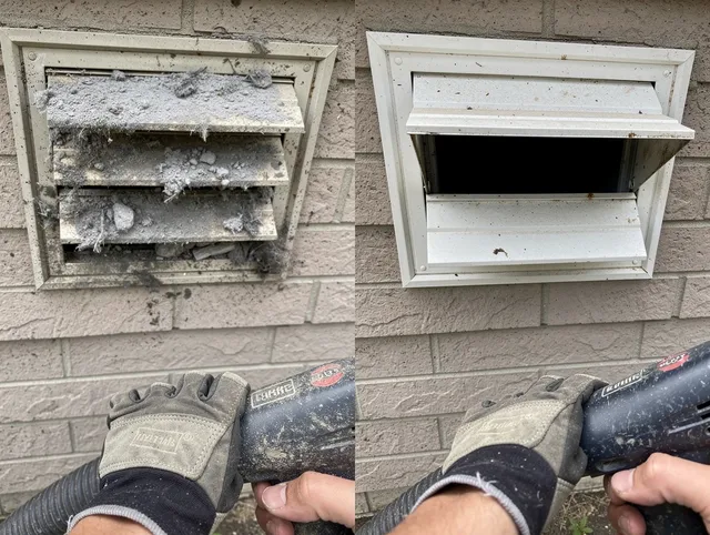 Professional dryer exhaust vent cleaning by Norfolk Dryer Vent Cleaning in Norfolk