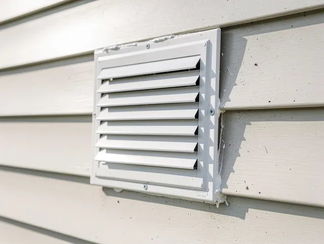 Expert vent cover replacement by Norfolk Dryer Vent Cleaning in Norfolk