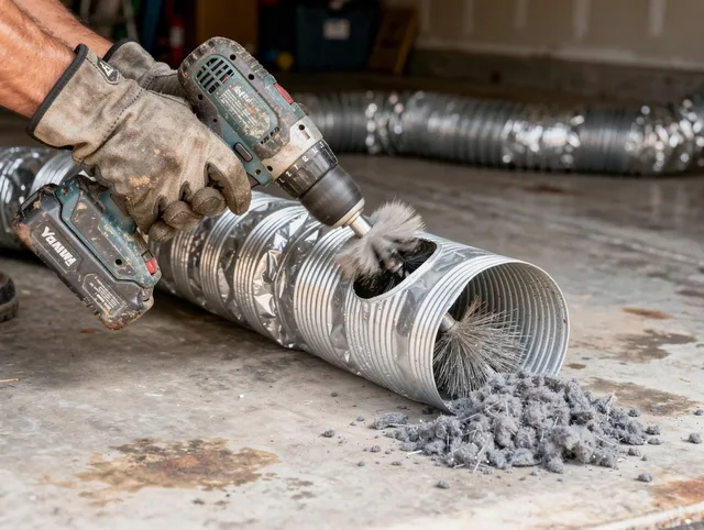 Professional duct cleaning by Norfolk Dryer Vent Cleaning in Norfolk