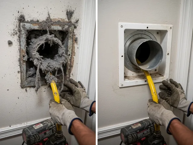 Expert gas dryer vent cleaning by Norfolk Dryer Vent Cleaning in Norfolk