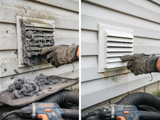 Residential dryer vent cleaning by Norfolk Dryer Vent Cleaning in Norfolk